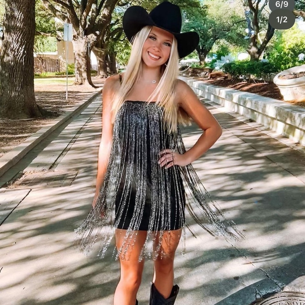 Punchy Blonde festival dress